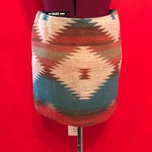 American Eagle Western Mini Skirt